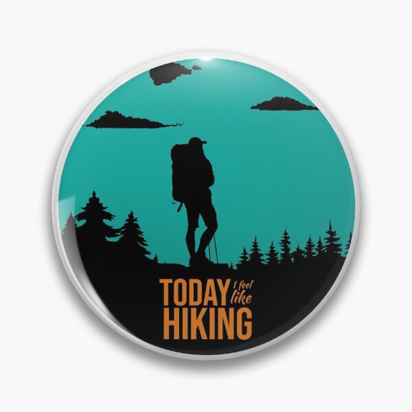 Item preview, Today I feel like hiking Sticker designed and sold by DarkoMDesign.