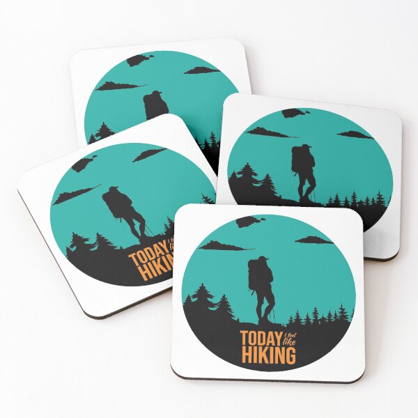 Item preview, Today I feel like hiking Sticker designed and sold by DarkoMDesign.