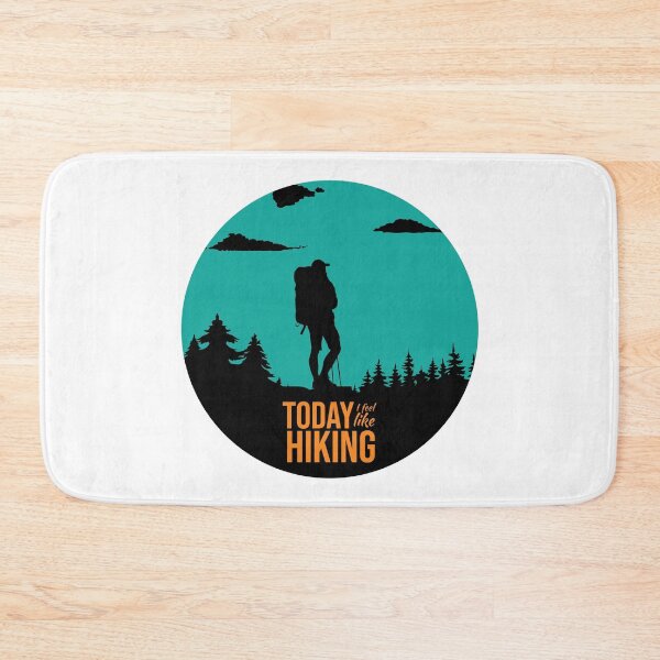 Item preview, Today I feel like hiking Sticker designed and sold by DarkoMDesign.