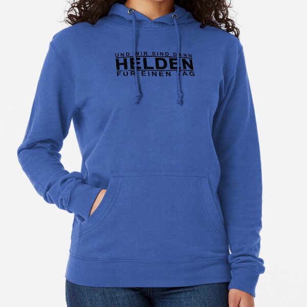 Helden (schwarz) Leichter Hoodie