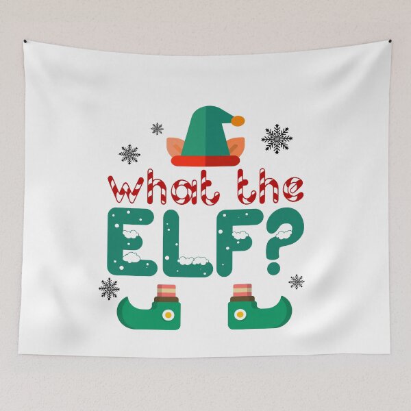 Item preview, Christmas Elf Shirt, What The Elf, Funny Christmas Shirt, Elf Shirt, Holiday Shirt designed and sold by Nrlifecreations.