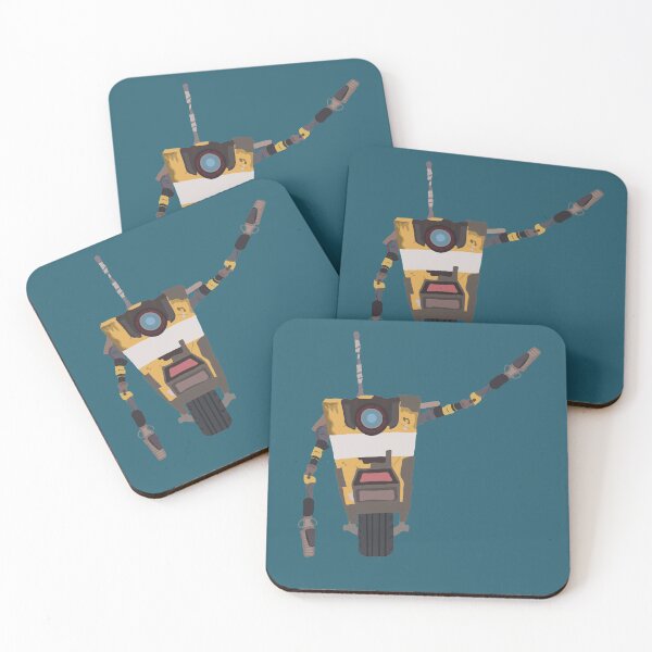 Claptrap Borderlands 2 Coasters (Set of 4)