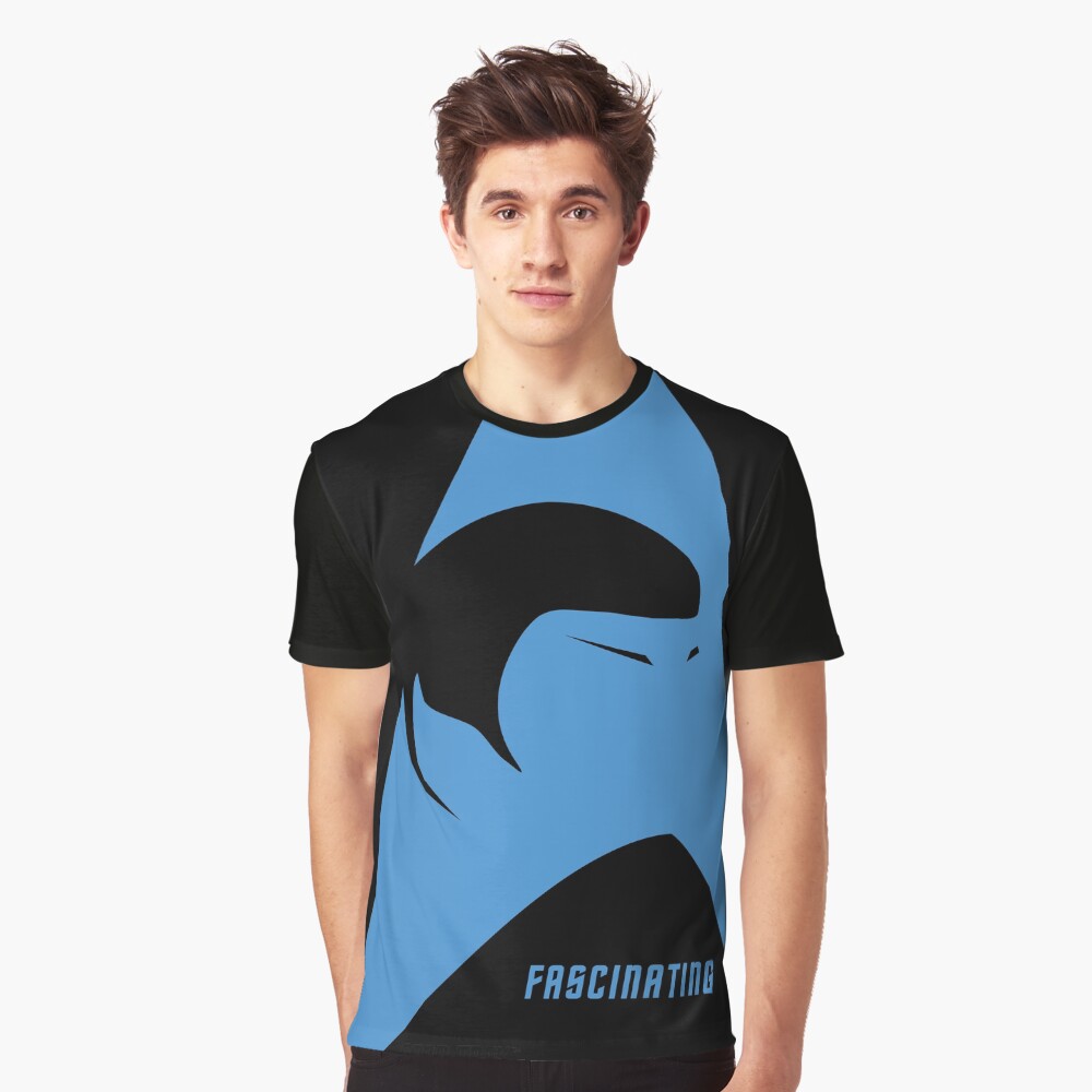 Spock Fascinating Star Trek Original Series Graphic T-Shirt