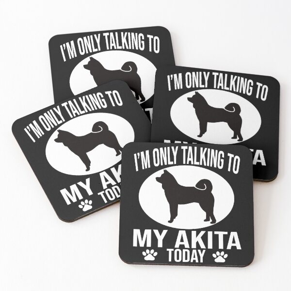 Item preview, funny akita dog gift i m only talking to my akita today designed and sold by alaechamlal.