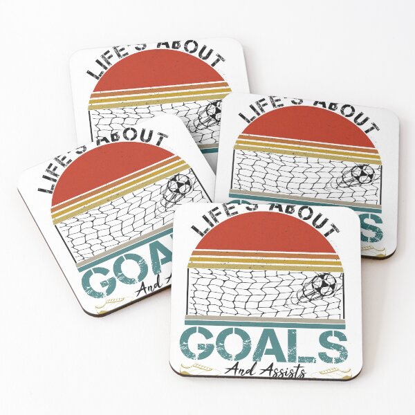 Item preview,  Life's About Goals And Assists Funny Soccer Goal Gootball  designed and sold by alipapi.
