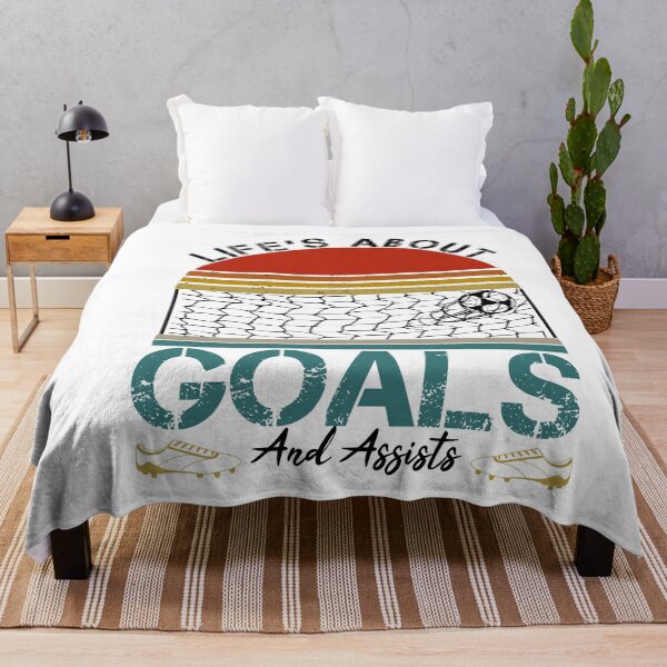 Item preview,  Life's About Goals And Assists Funny Soccer Goal Gootball  designed and sold by alipapi.