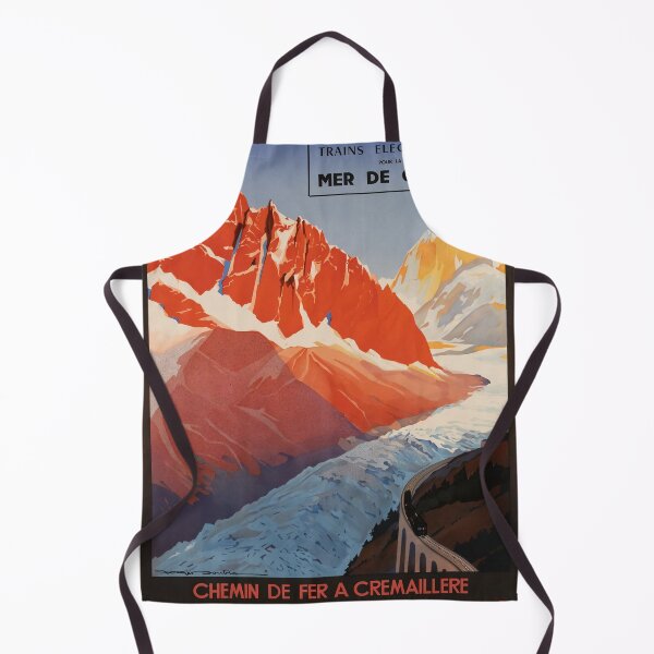 Item preview, retro classic Mer de Glace Post PLM poster designed and sold by CorasPosters.