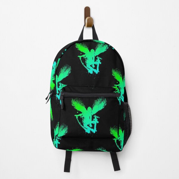 Item preview, Skateboarder Abstract Green Color designed and sold by NissaArt.