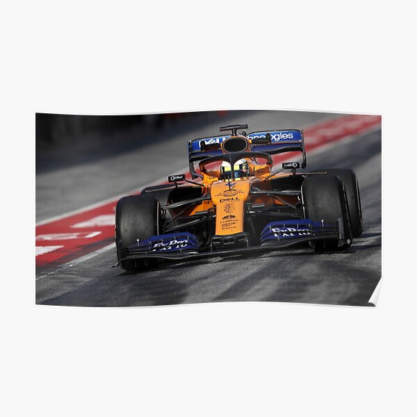lando norris mclaren f1 driver Poster
