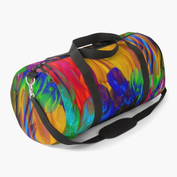 Item preview, Tulip Flower Rainbow Color Abstract Art Print designed and sold by Mary Riley.