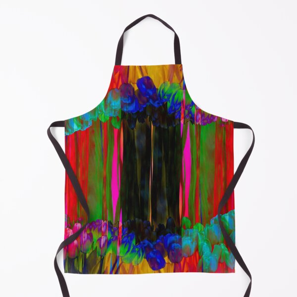 Item preview, Tulip Flower Rainbow Color Abstract Art Print designed and sold by Mary Riley.