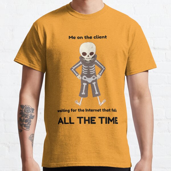 The internet that falls all the time Classic T-Shirt