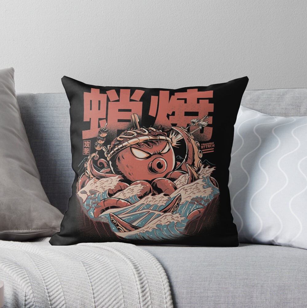 Item preview, Throw Pillow designed and sold by ilustrata.