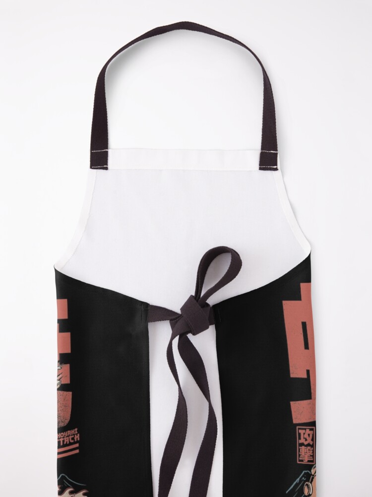 Alternate view of Takoyaki Attack Black Version Apron