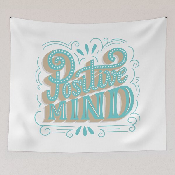 Item preview, Positive Mind Cyan designed and sold by Creativenetic.