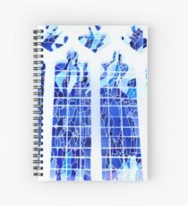 Cuaderno de espiral Blue Ice Stained Glass