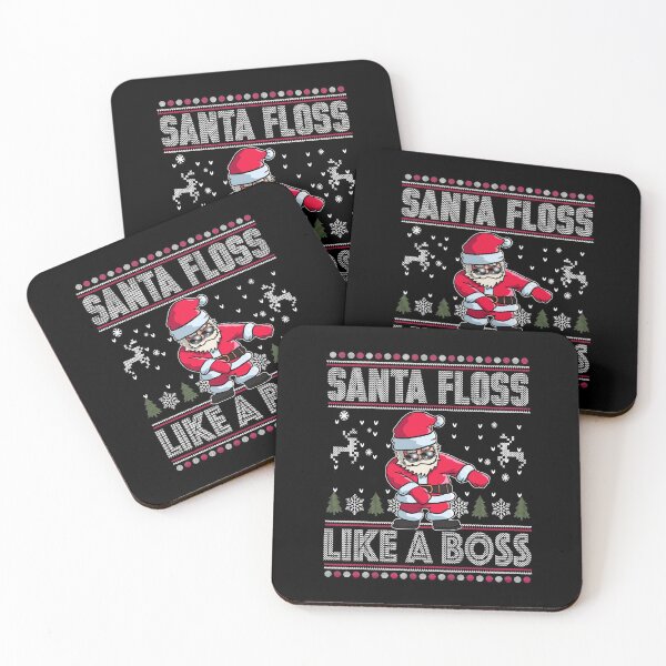 Item preview, Santa Floss Like A Boss Flossing Ugly Xmas designed and sold by abiabo.