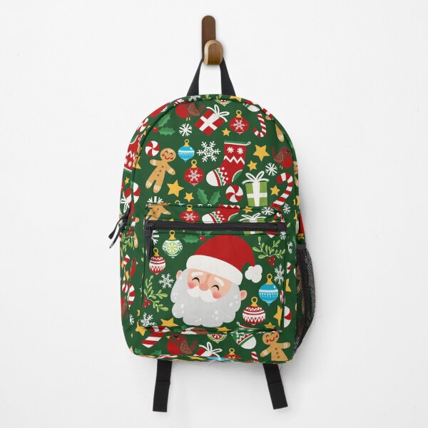 Item preview, Some of Santa’s favourite things - Green Christmas card designed and sold by VeryEnglishGent.