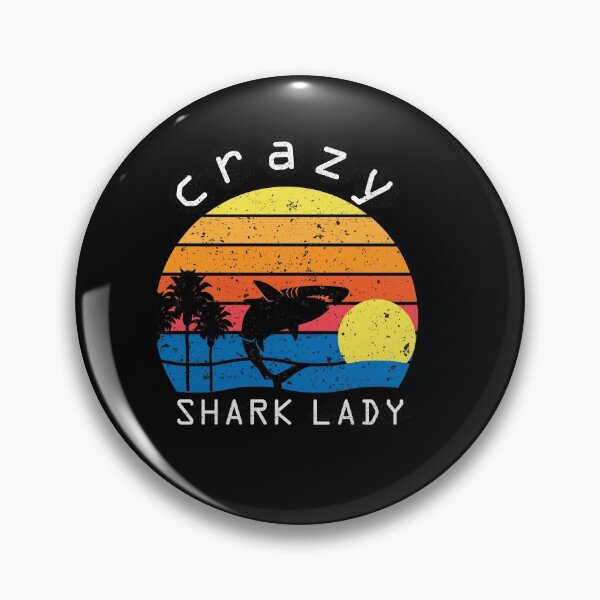 Item preview, Crazy Shark Lady FUNNY SHARK LADY designed and sold by alipapi.