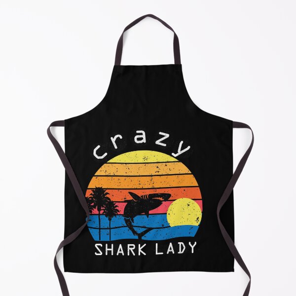 Item preview, Crazy Shark Lady FUNNY SHARK LADY designed and sold by alipapi.