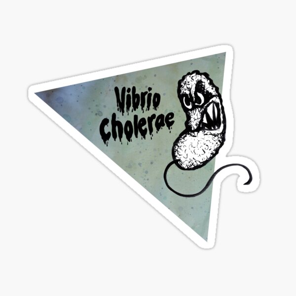 The King O' cholera! Sticker