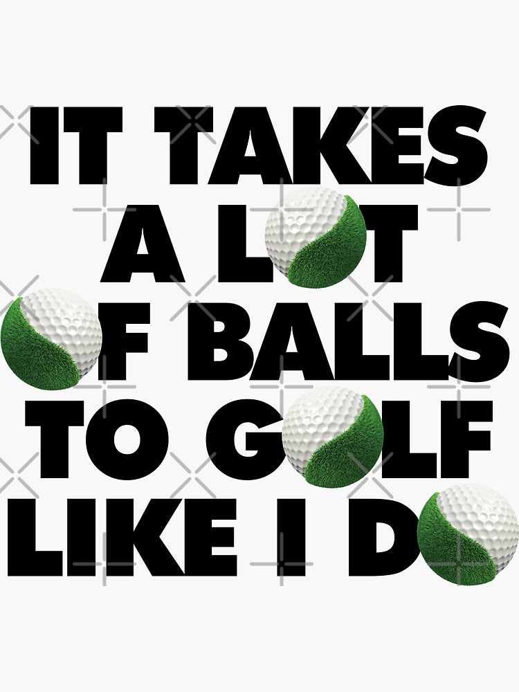 Lustiges Golf Sprüche Geschenk Golfen Golfer' Sticker