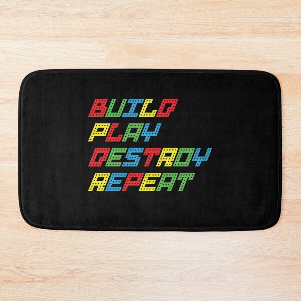Item preview, Kids Build Play Destroy Repeat Building Blocks Master Builder designed and sold by TheMattDesigns.