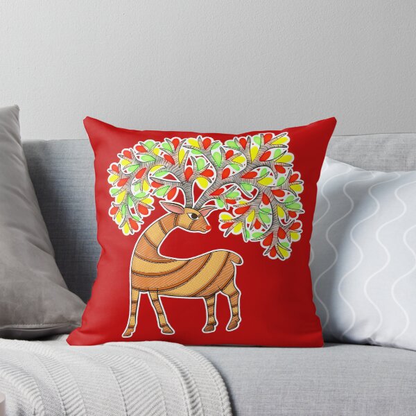Item preview, Folk art reindeer designed and sold by Prita-D.