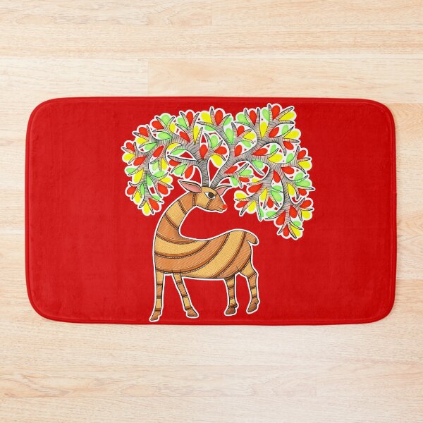 Item preview, Folk art reindeer designed and sold by Prita-D.