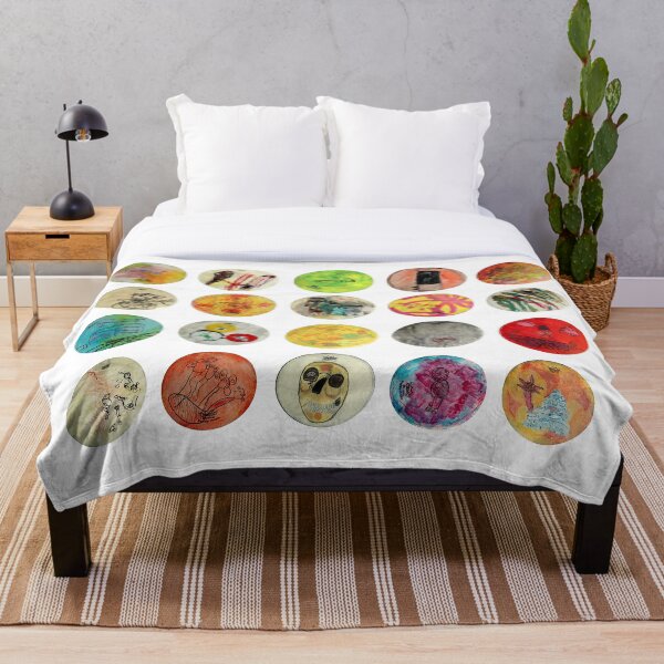 ArtBeat for Humanity Drums Throw Blanket