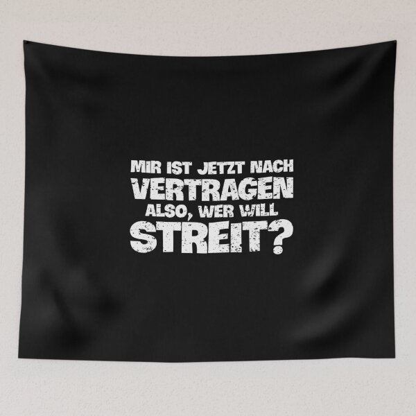 Artikelvorschau, Lustiges Statement Vertragen Streit Motiv entworfen und verkauft von Kalli-design.