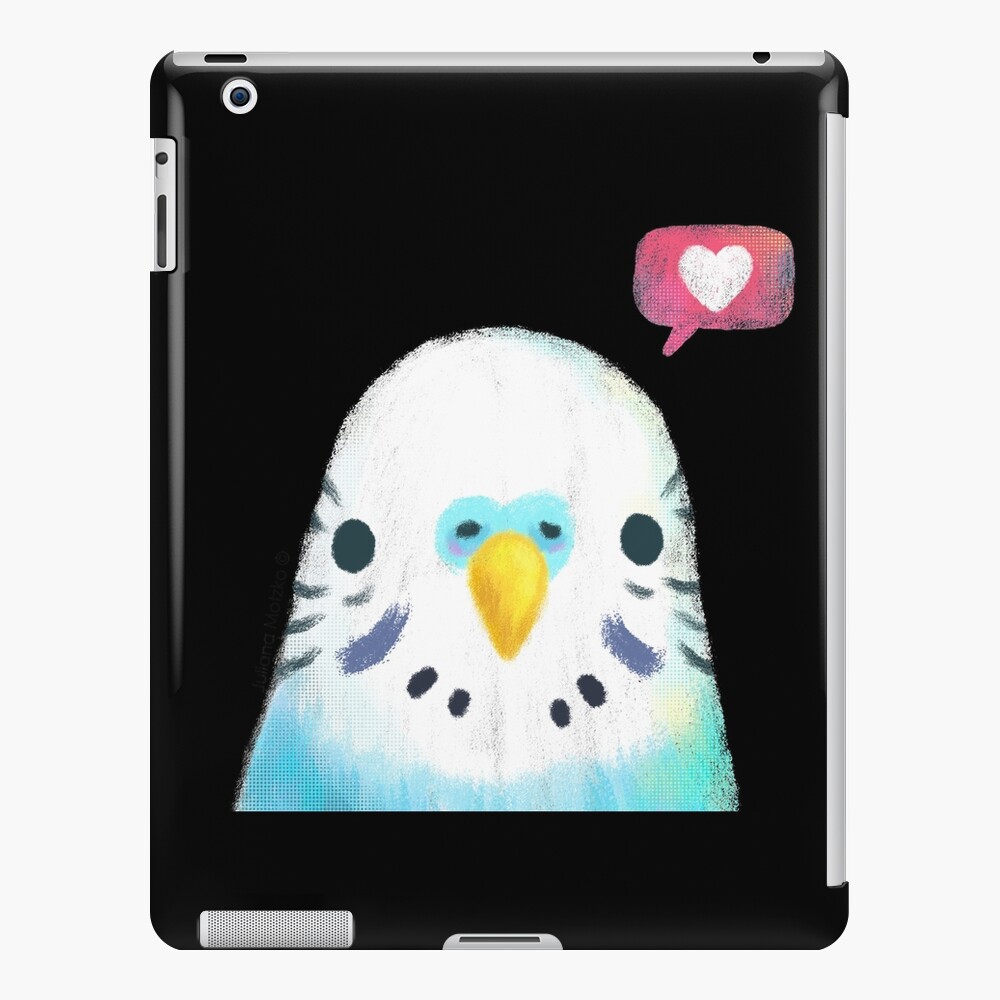 Budgerigar Blue Bird iPad Case & Skin