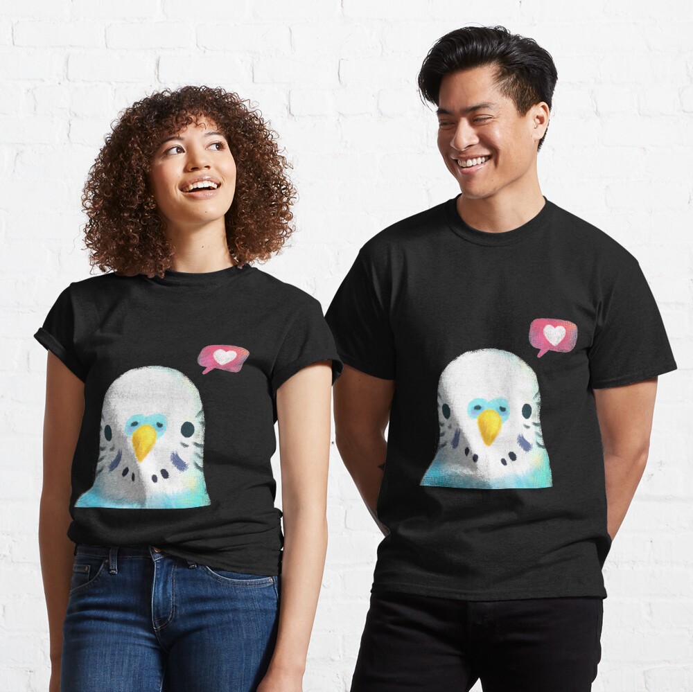 Budgerigar Blue Bird Classic T-Shirt