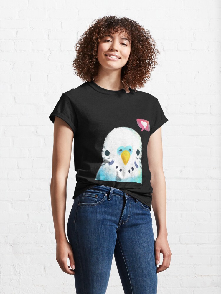 Alternate view of Budgerigar Blue Bird Classic T-Shirt