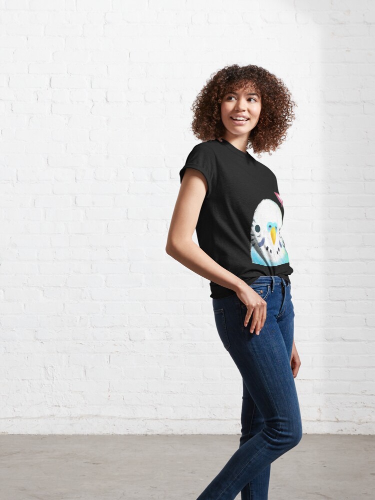 Alternate view of Budgerigar Blue Bird Classic T-Shirt