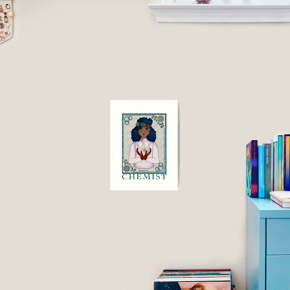 ABC's Types of Scientists: Chemist Art Print