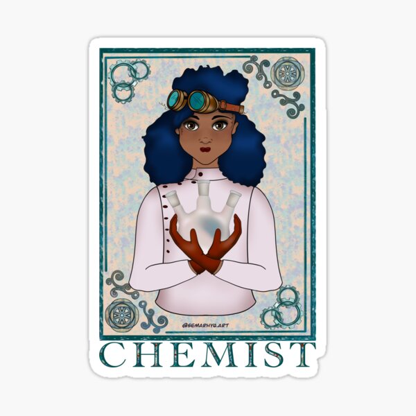 ABC's Types of Scientists: Chemist Sticker