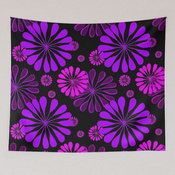 Item preview, Flower pattern in purple and pink designed and sold by bernd49.