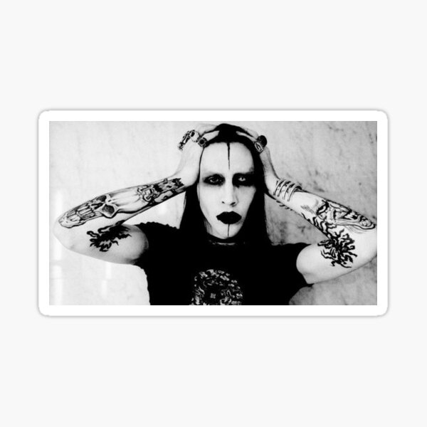 Marilyn Manson Stickers | Redbubble