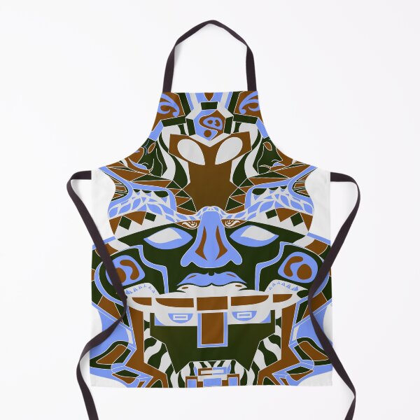 Item preview, gemini alien helmet robot in ecopop pattern designed and sold by jorgelebeau.