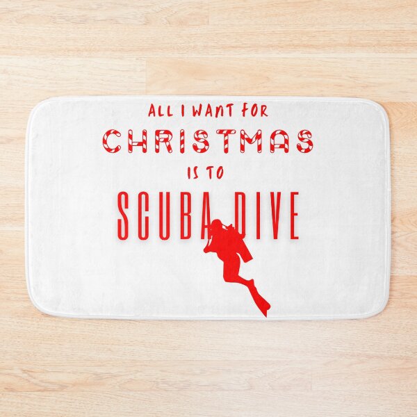 Item preview, All I Want for Christmas is to Scuba Dive designed and sold by OmbakScubaGear.