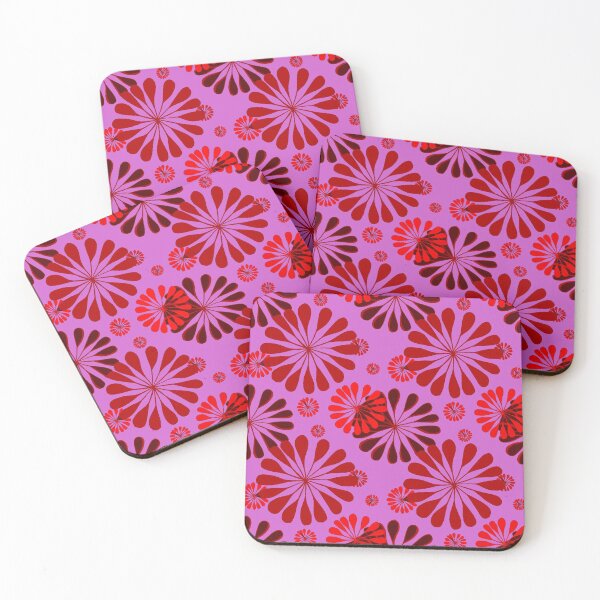 Item preview, Flower pattern in red and pink designed and sold by bernd49.