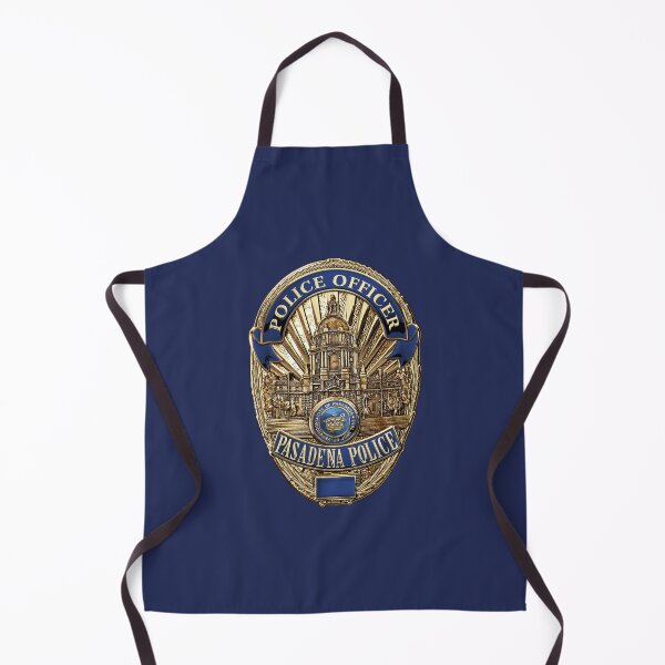 Artikelvorschau, Pasadena Police Department – PPD-Beamtenabzeichen über blauem Samt entworfen und verkauft von Serge Averbukh Art Studio.