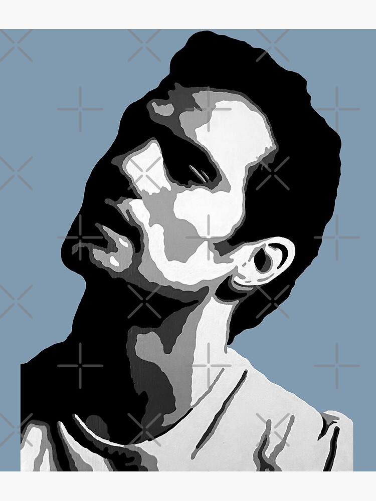 Henry Cavill Black and White Portrait