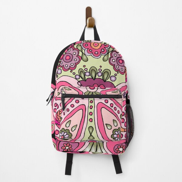 Item preview, Krakow folk pattern pink designed and sold by Paulina Dabrowska-Dorozynska.