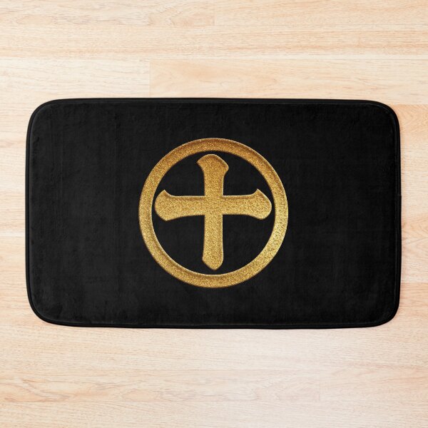 Item preview, Shimazu Juji Kamon in Gold Seal  designed and sold by Takeda-art.