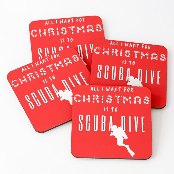 Item preview, All I Want for Christmas is to Scuba Dive designed and sold by OmbakScubaGear.