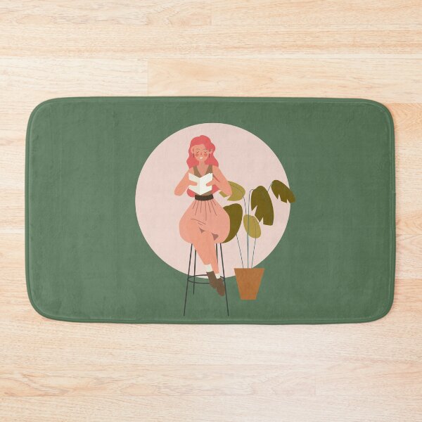 Item preview, Relaxed girl reading a book designed and sold by Fagulha Patterns.