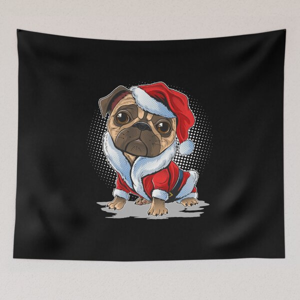Item preview, Christmas Pug designed and sold by SiddharthaMoon.