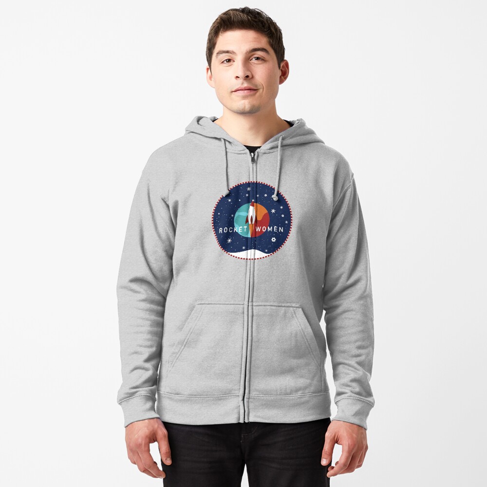 Item preview, Zipped Hoodie designed and sold by RocketWomen.